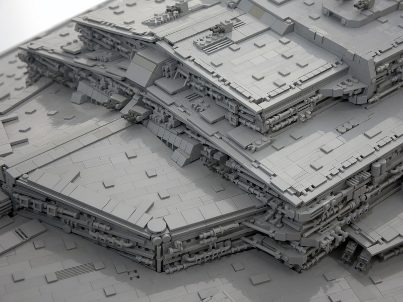 Illustration for article titled The biggest, most accurate Lego Imperial Star Destroyer ever built